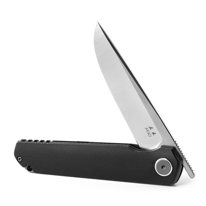 Miki Folding Knife Pocket Japanese Knife, G10 Handle, w/ D2 Steel Blade, Camping Outdoor Fishing And Everyday Carry, EDC Knife